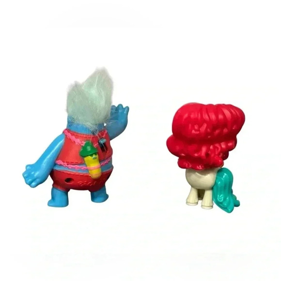 Dreamworks Trolls McDonald’s Happy Meal Toys: 3” Biggie & Delta Dawn Figures - Picture 4 of 5